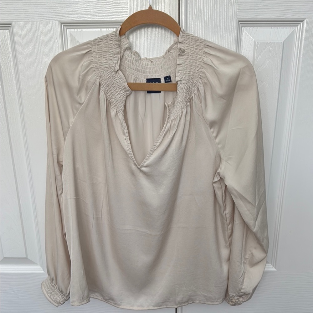 Elegant Cream Blouse